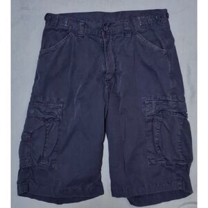 Polo Ralph Lauren Cargo Shorts Men's 31 Navy‎ Blue Classic Chino Cotton